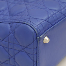 Christian Dior Blue Lady Dior Large Bag