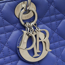 Christian Dior Blue Lady Dior Large Bag