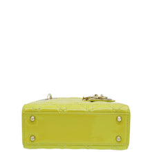Christian Dior Lime Yellow Lady Dior Mini Bag