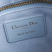 Christian Dior Ice Blue Chain Mini Lady Dior Bag