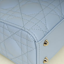 Christian Dior Ice Blue Chain Mini Lady Dior Bag