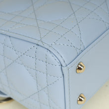 Christian Dior Ice Blue Chain Mini Lady Dior Bag