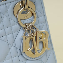 Christian Dior Ice Blue Chain Mini Lady Dior Bag