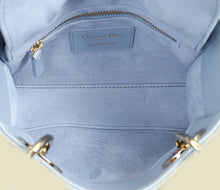 Christian Dior Ice Blue Chain Mini Lady Dior Bag