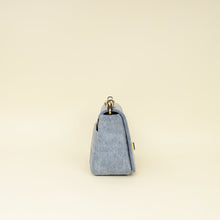 Christian Dior Blue Denim Macrocannage Medium Caro Bag