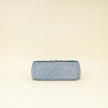 Christian Dior Blue Denim Macrocannage Medium Caro Bag