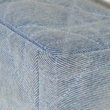 Christian Dior Blue Denim Macrocannage Medium Caro Bag