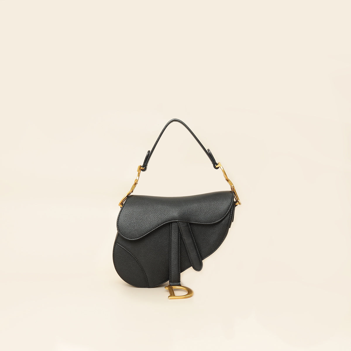 Christian Dior Black Saddle Mini Bag