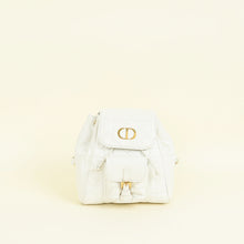 Christian Dior Latte White Small Dior Caro Backpack Bag