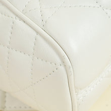 Christian Dior Latte White Small Dior Caro Backpack Bag