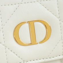 Christian Dior Latte White Small Dior Caro Backpack Bag