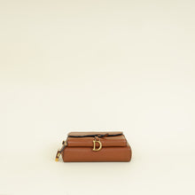 Christian Dior Brown Double Saddle Pouch Crossbody Bag