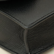 Christian Dior Black Saddle Wallet On Chain Bag