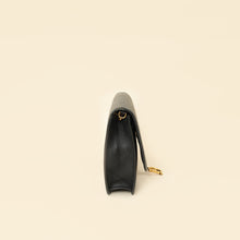 Christian Dior Black Saddle Wallet On Chain Bag