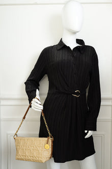 Christian Dior Bicolor Diorstar Hobo Bag with Chain