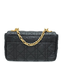 Christian Dior Black Caro Cannage Small Flap Bag