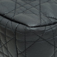 Christian Dior Black Caro Cannage Small Flap Bag