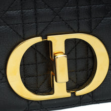 Christian Dior Black Caro Cannage Small Flap Bag