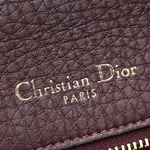 Christian Dior Burgundy Diorama Medium Flap Bag