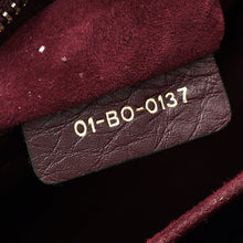 Christian Dior Burgundy Diorama Medium Flap Bag