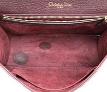 Christian Dior Burgundy Diorama Medium Flap Bag