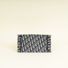 Christian Dior Navy Blue Oblique Small Book Tote Bag w/ UP INITIALS
