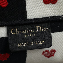 Christian Dior Tricolor Dioramour D-Chess Heart Book Medium Tote Bag