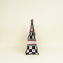 Christian Dior Tricolor Dioramour D-Chess Heart Book Medium Tote Bag
