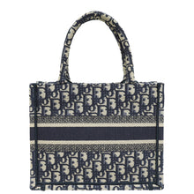 Christian Dior Navy Blue Oblique Book Tote Small Bag