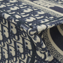 Christian Dior Navy Blue Oblique Book Tote Small Bag