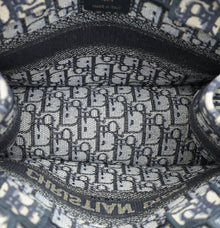 Christian Dior Navy Blue Oblique Book Tote Small Bag