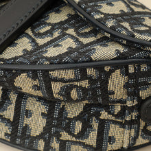 Christian Dior Navy Blue Mini Saddle Bag w/Strap
