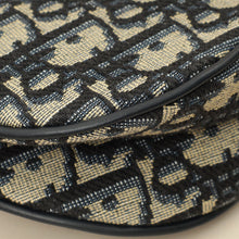 Christian Dior Navy Blue Mini Saddle Bag w/Strap