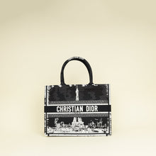 Christian Dior Paris w/ Eiffel Tower Embroidered Book Medium Tote Bag