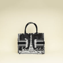 Christian Dior Paris w/ Eiffel Tower Embroidered Book Medium Tote Bag