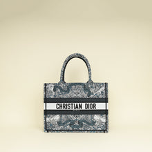 Christian Dior Tricolor "Around the World" Embroidered Book Medium Tote Bag