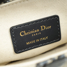 Christian Dior Navy Blue Oblique Saddle Mini Bag W/ Strap