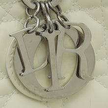 Christian Dior White Lady Dior Large Bag