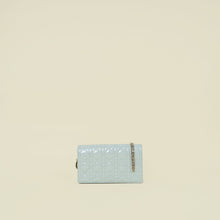 Christian Dior Placid Blue Lady Dior Chain Clutch