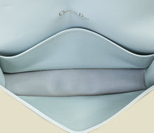 Christian Dior Placid Blue Lady Dior Chain Clutch