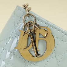 Christian Dior Placid Blue Lady Dior Chain Clutch