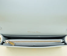 Christian Dior Placid Blue Lady Dior Chain Clutch
