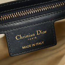 Christian Dior Navy Blue Oblique Saddle Medium Bag