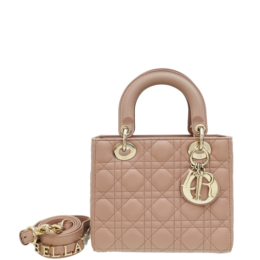 Christian Dior Blush Pink My ABCDior Lady Dior Small Bag