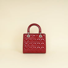 Christian Dior Red Lady Dior Medium Bag