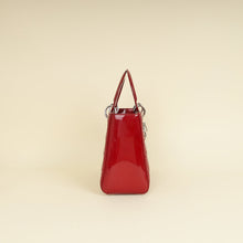 Christian Dior Red Lady Dior Medium Bag