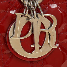 Christian Dior Red Lady Dior Medium Bag
