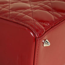 Christian Dior Red Lady Dior Medium Bag