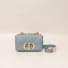 Christian Dior Blue Cannage Micro Caro Bag