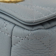 Christian Dior Blue Cannage Micro Caro Bag